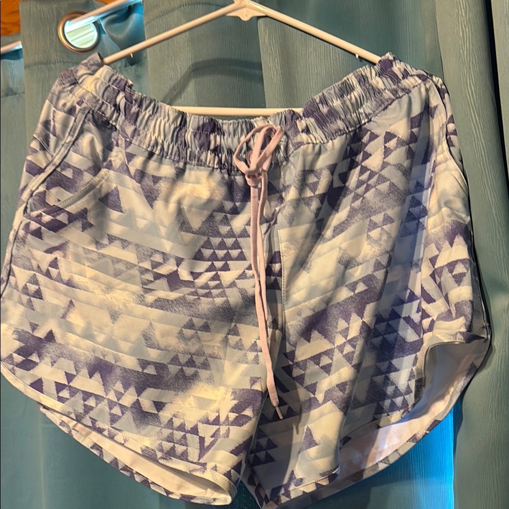 Columbia Purple and White Athletic Shorts
